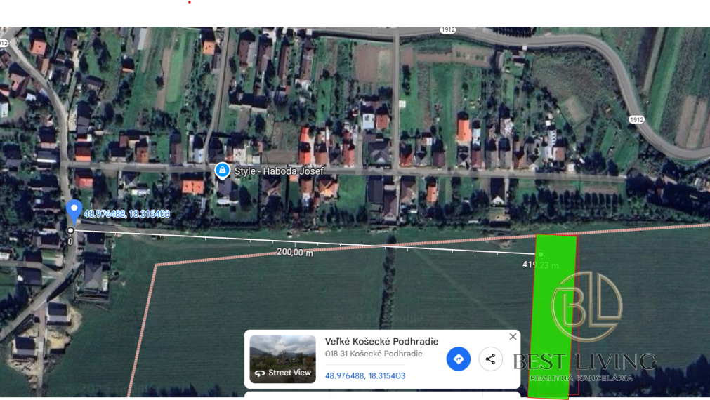 Na predaj veľký slnečný pozemok v tichom prostredí – 5821 m², ideálny na rekreáciu alebo investíciu do budúcnosti