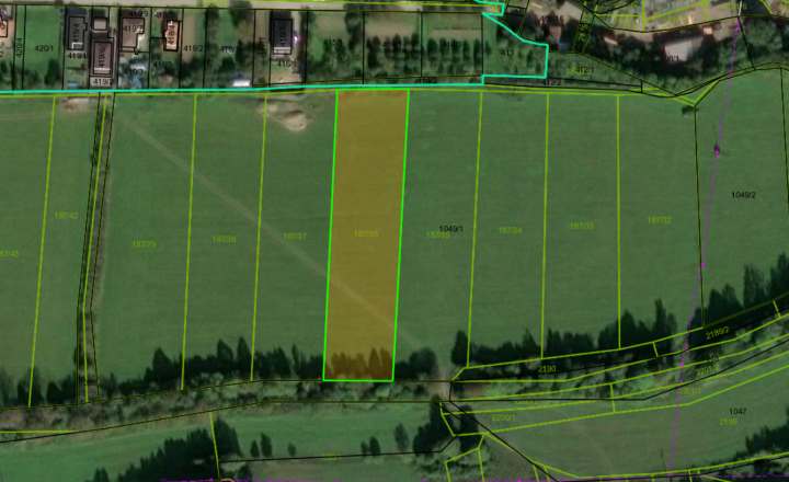 Na predaj veľký slnečný pozemok v tichom prostredí – 5821 m², ideálny na rekreáciu alebo investíciu do budúcnosti - fotografia 4