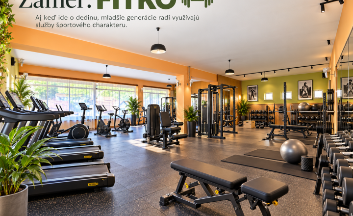 ŠPORT A POHYB AJ NA VIDIEKU – investičná príležitosť na fitness a športové centrum v Hornej Porube - fotografia 1